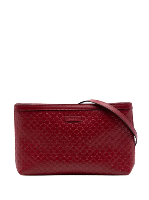 Gucci Pre-Owned 2016-2026 마이크로구찌시마 크로스 백