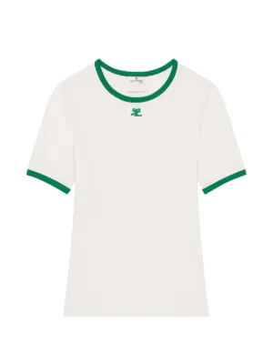 Courrèges クロップド Tシャツ | グリーン | FARFETCH JP