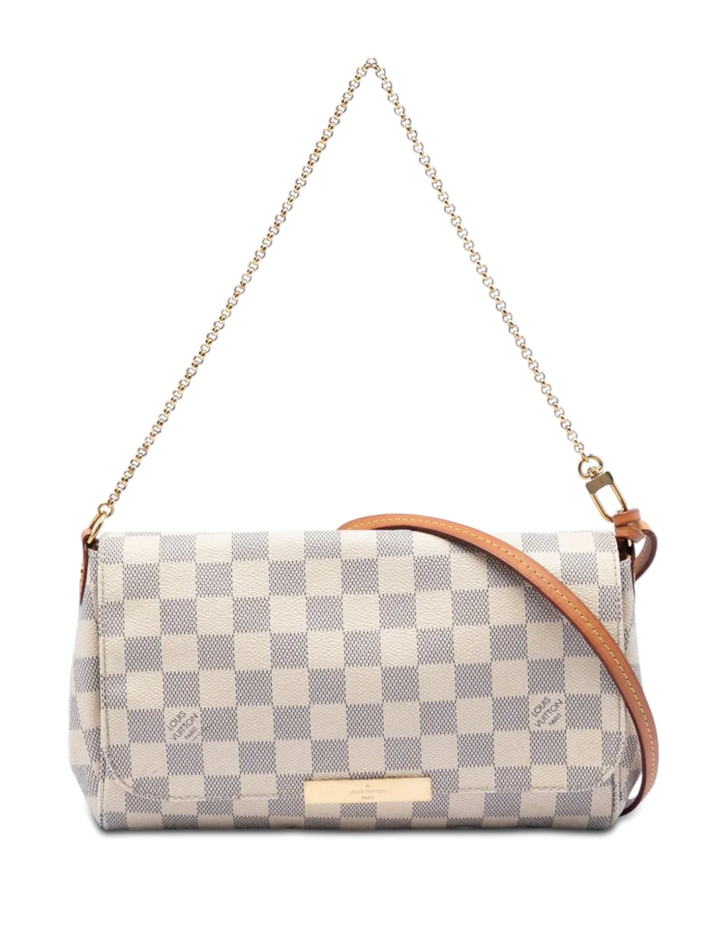 Louis Vuitton Pre-Owned 2020 Damier Azur Favorite MM satchel - Bianco