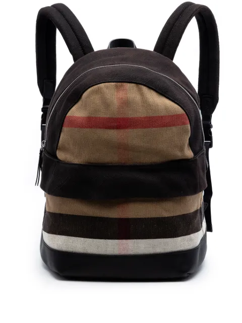 Burberry Pre-Owned 2000-2017 Mega Check Canvas Tiller backpack
