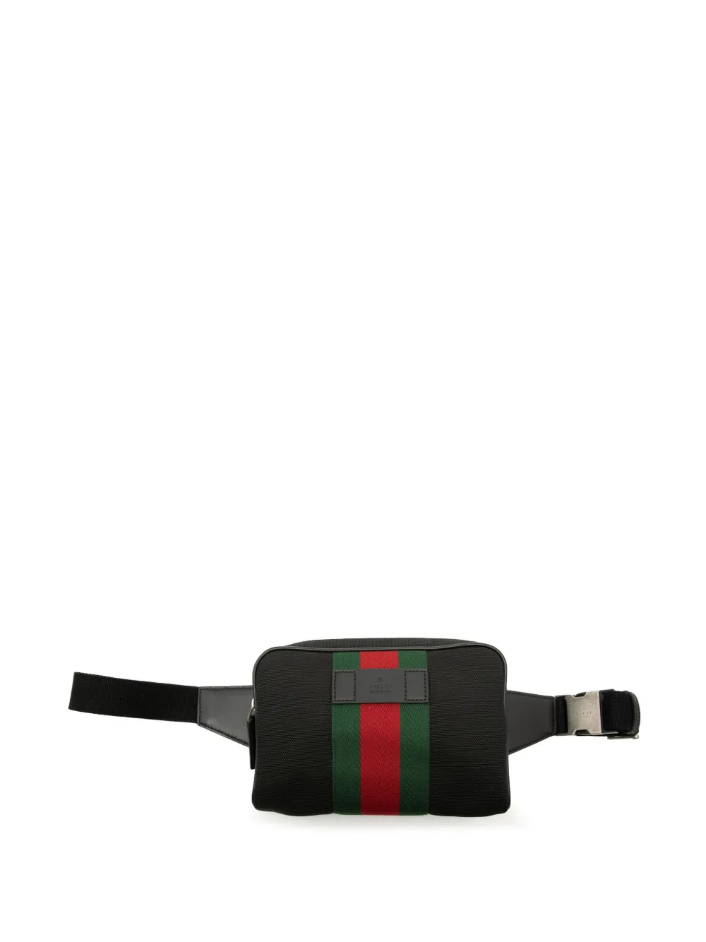 Gucci Pre-Owned 2000-2015 Canvas Techno Web belt bag - Black
