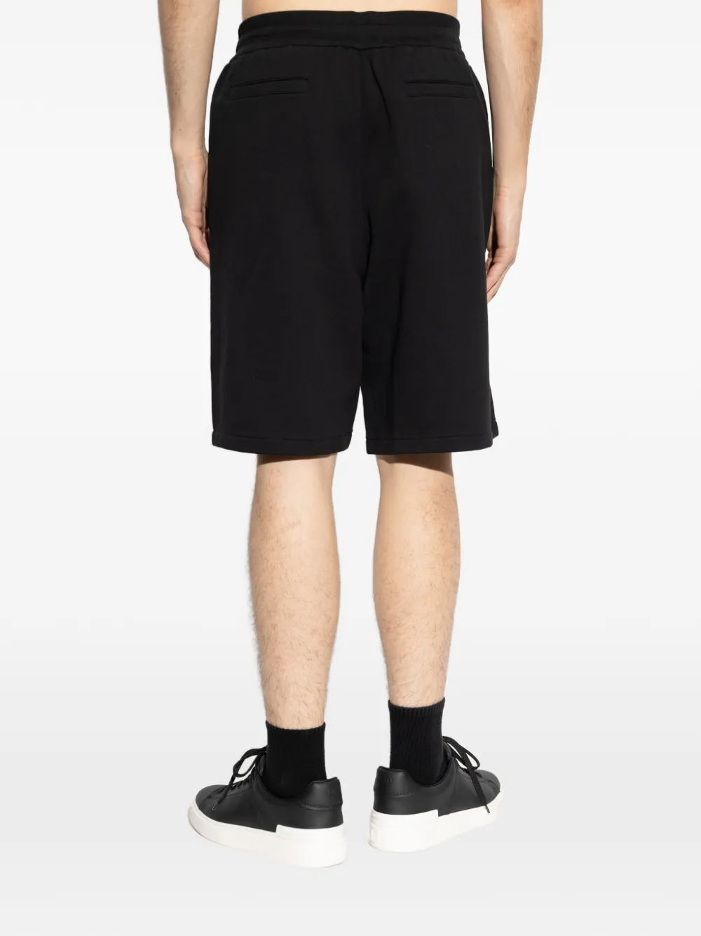 Balmain Shorts met logoprint Zwart