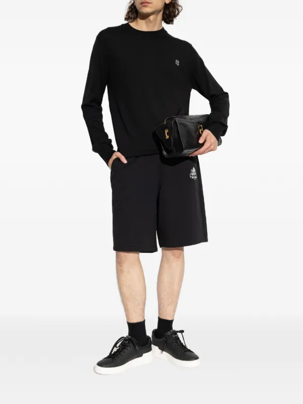 BALR. 黒ショートパンツ ドローストリング付き Balmain ドローストリング ショートパンツ | ブラック | FARFETCH JP