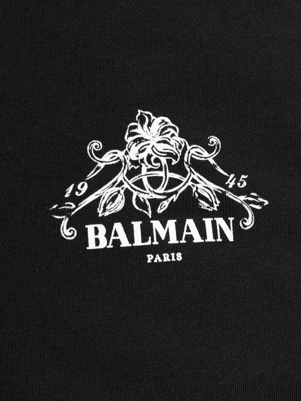 Balmain Shorts met logoprint Zwart