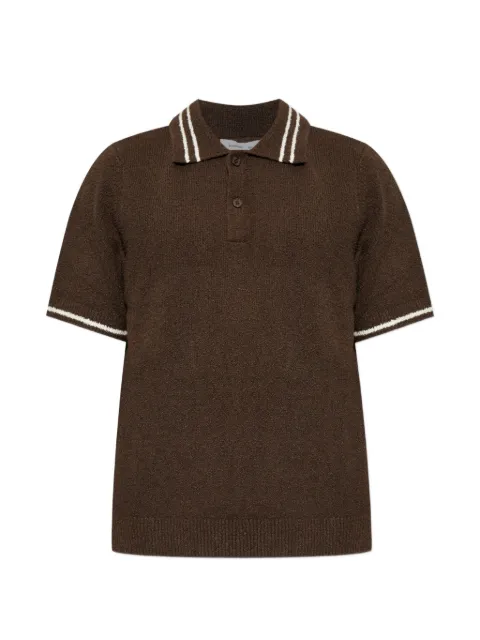 SAMSOE SAMSOE Sapedro striped-trim polo shirt