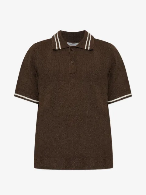 SAMSOE SAMSOE Sapedro striped-trim polo shirt