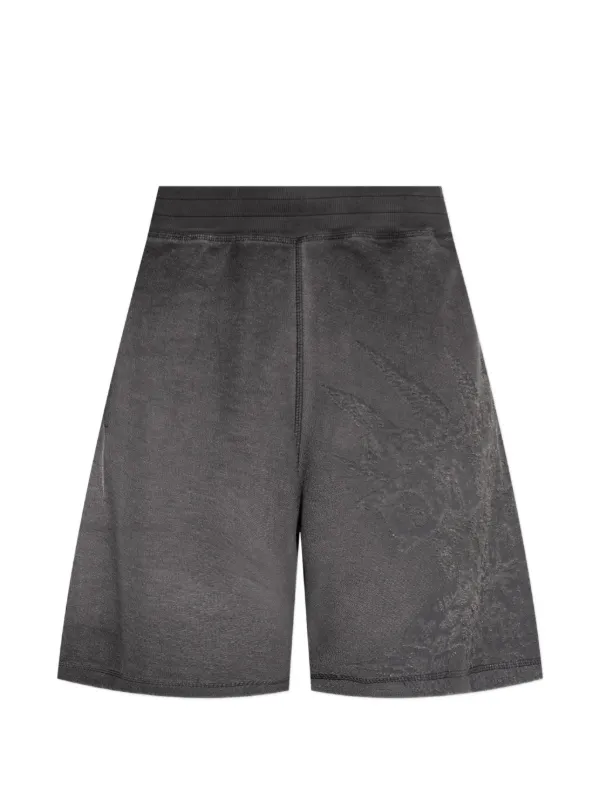 Diesel P-Rawcrow ダメージ ショートパンツ | グレー | FARFETCH JP