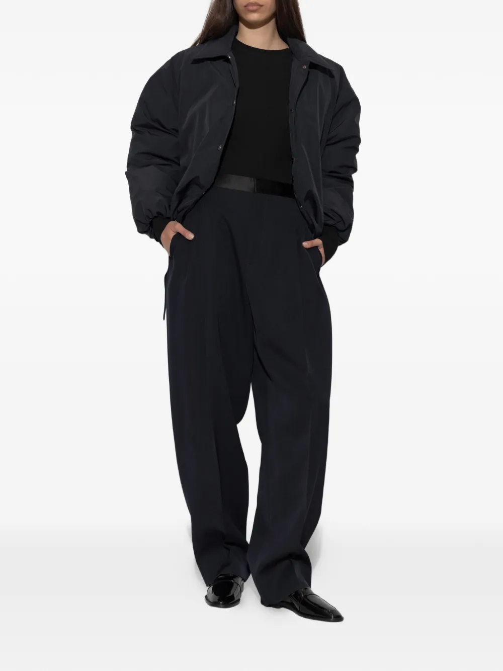 Jil Sander T-shirt met lange mouwen Zwart