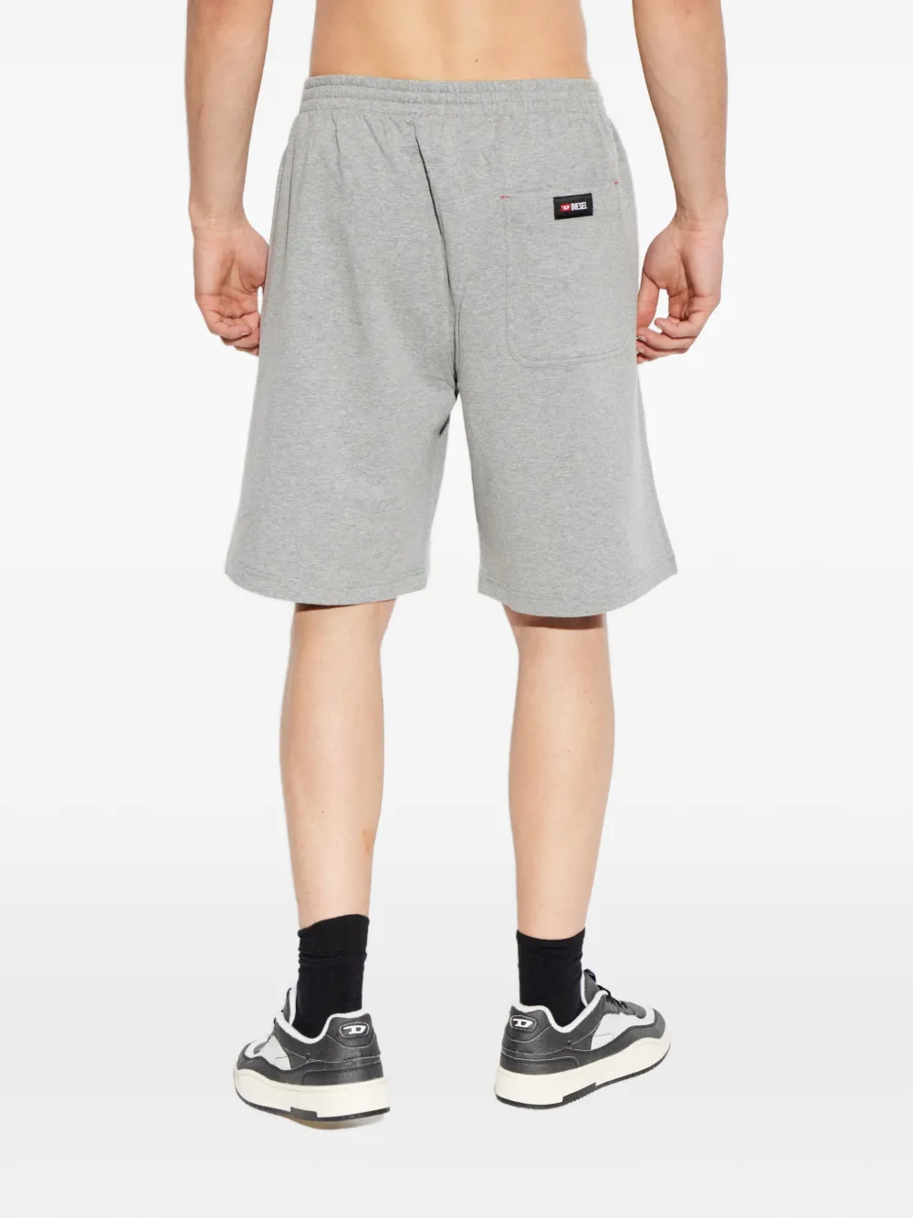 Diesel Lucas-D-Core shorts met trekkoord Grijs