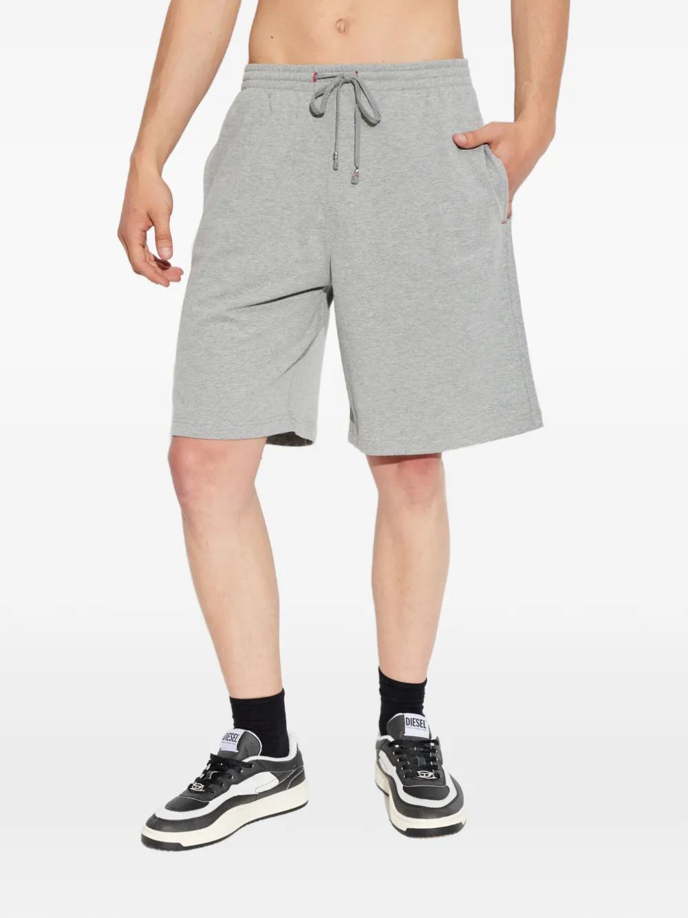  Diesel Lucas-d-core Drawstring Shorts - Grigio 