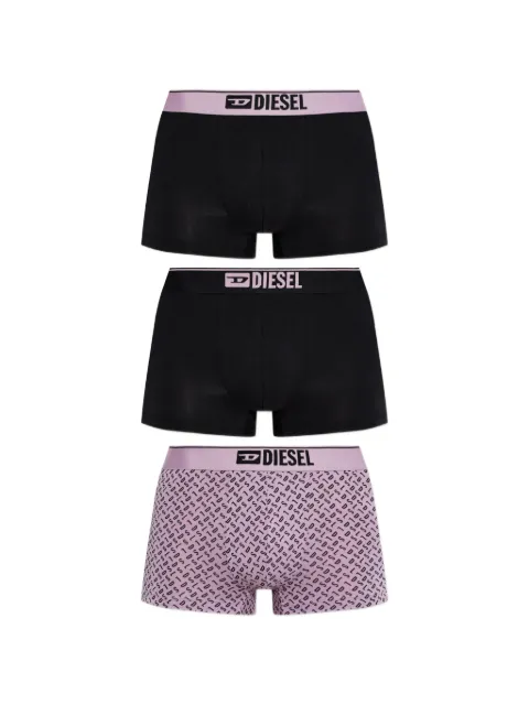 Diesel logo-waistband boxer shorts (set of three)