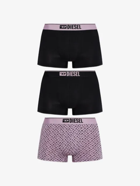 Diesel logo-waistband boxer shorts (set of three)