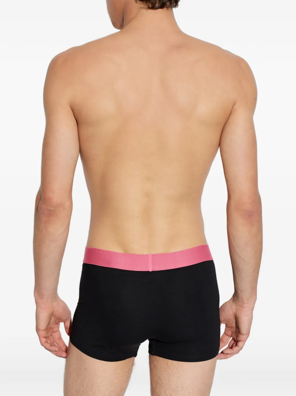 Diesel Drie boxershorts met logoband Zwart