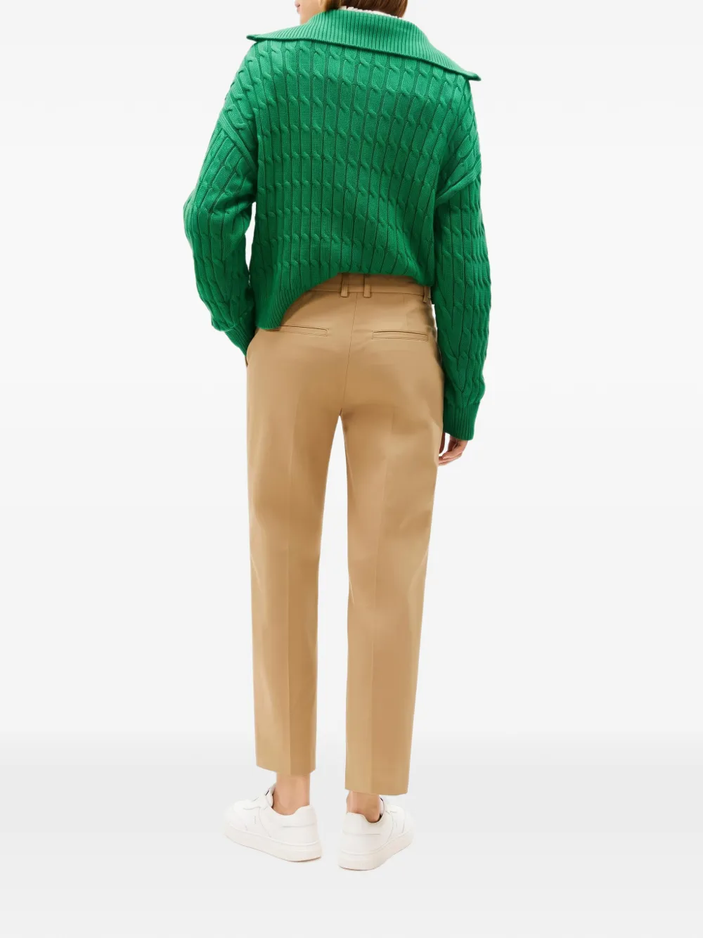 Tommy Hilfiger slim-fit straight-leg trousers Beige