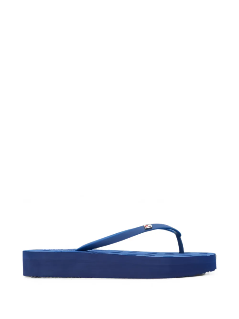 Tommy Hilfiger logo-print flip-flops - Blau