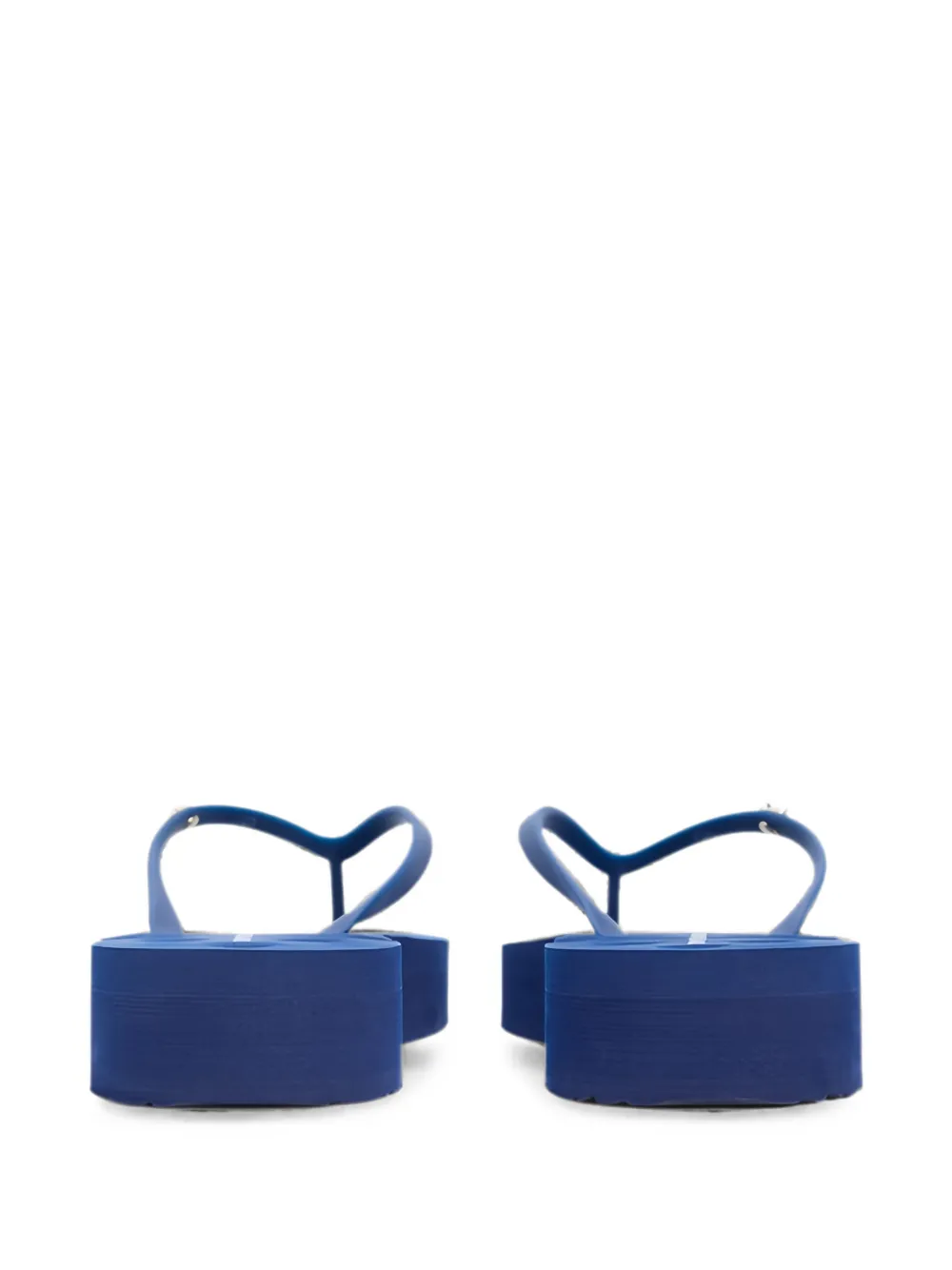 Tommy Hilfiger logo-print flip-flops Blauw