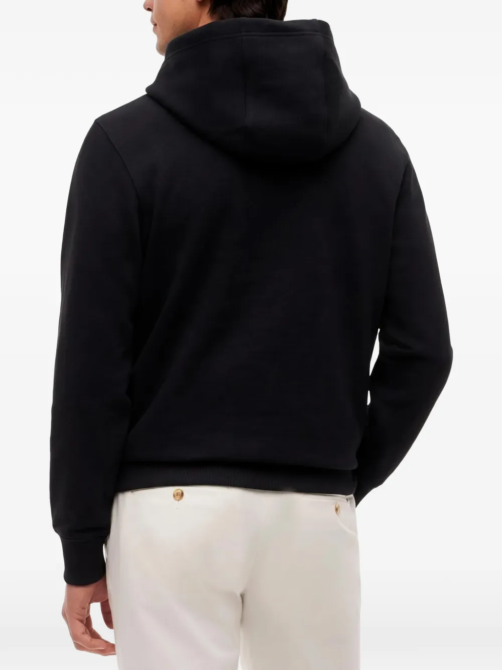 Tommy Hilfiger x Cadillac Formula 1 logo-print hoodie Zwart
