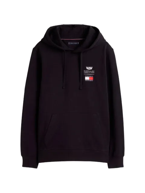 Tommy Hilfiger x Cadillac Formula 1® logo-print hoodie