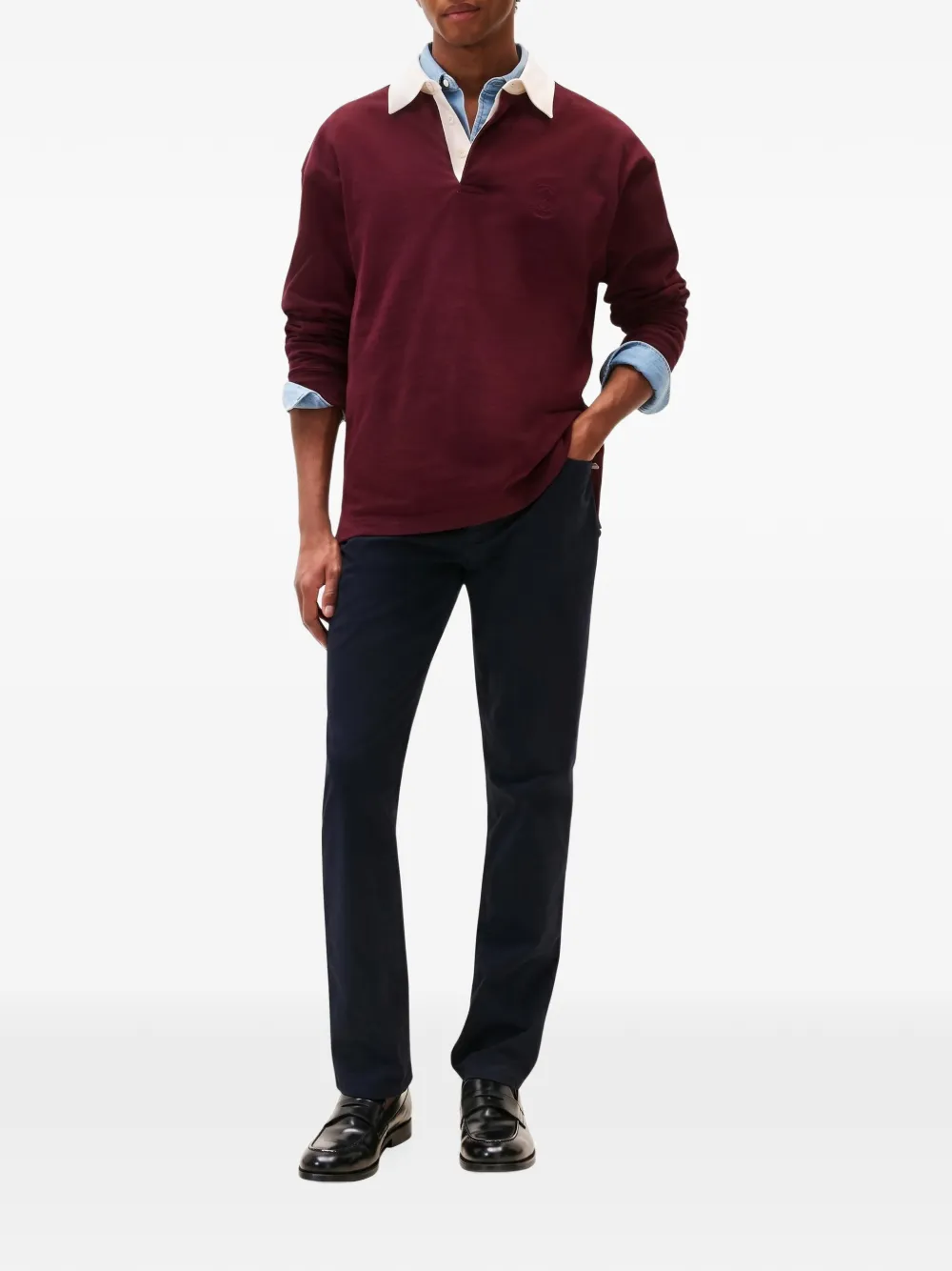 Tommy Hilfiger Denton twill trousers Blauw