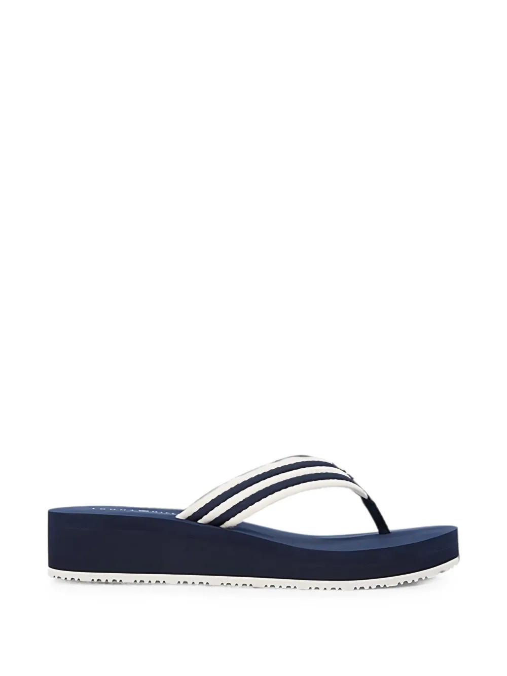 Tommy Hilfiger stripe-detail platform flip-flops - Blu
