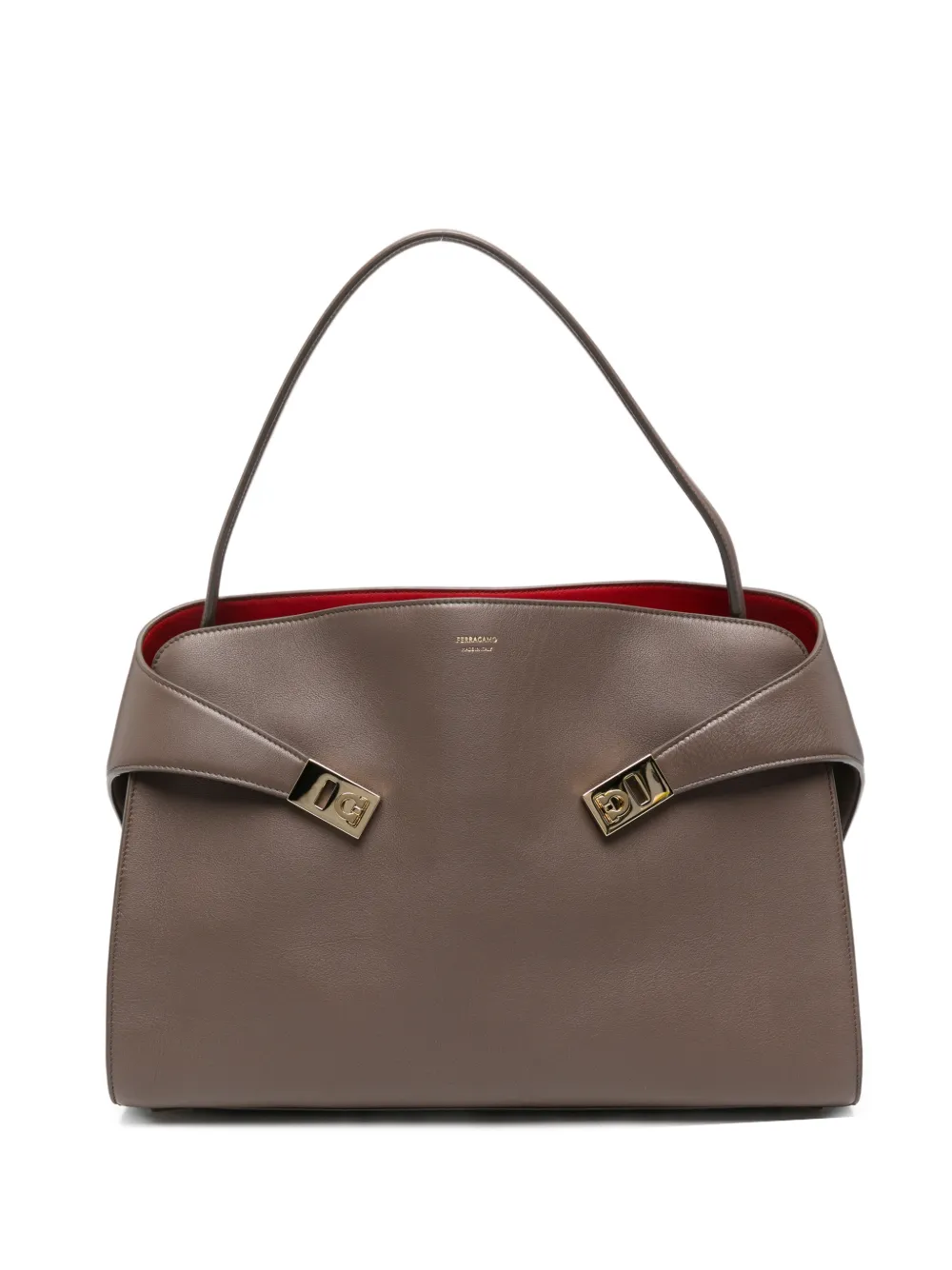 Ferragamo Pre-Owned medium Hug shoulder bag - Marrone