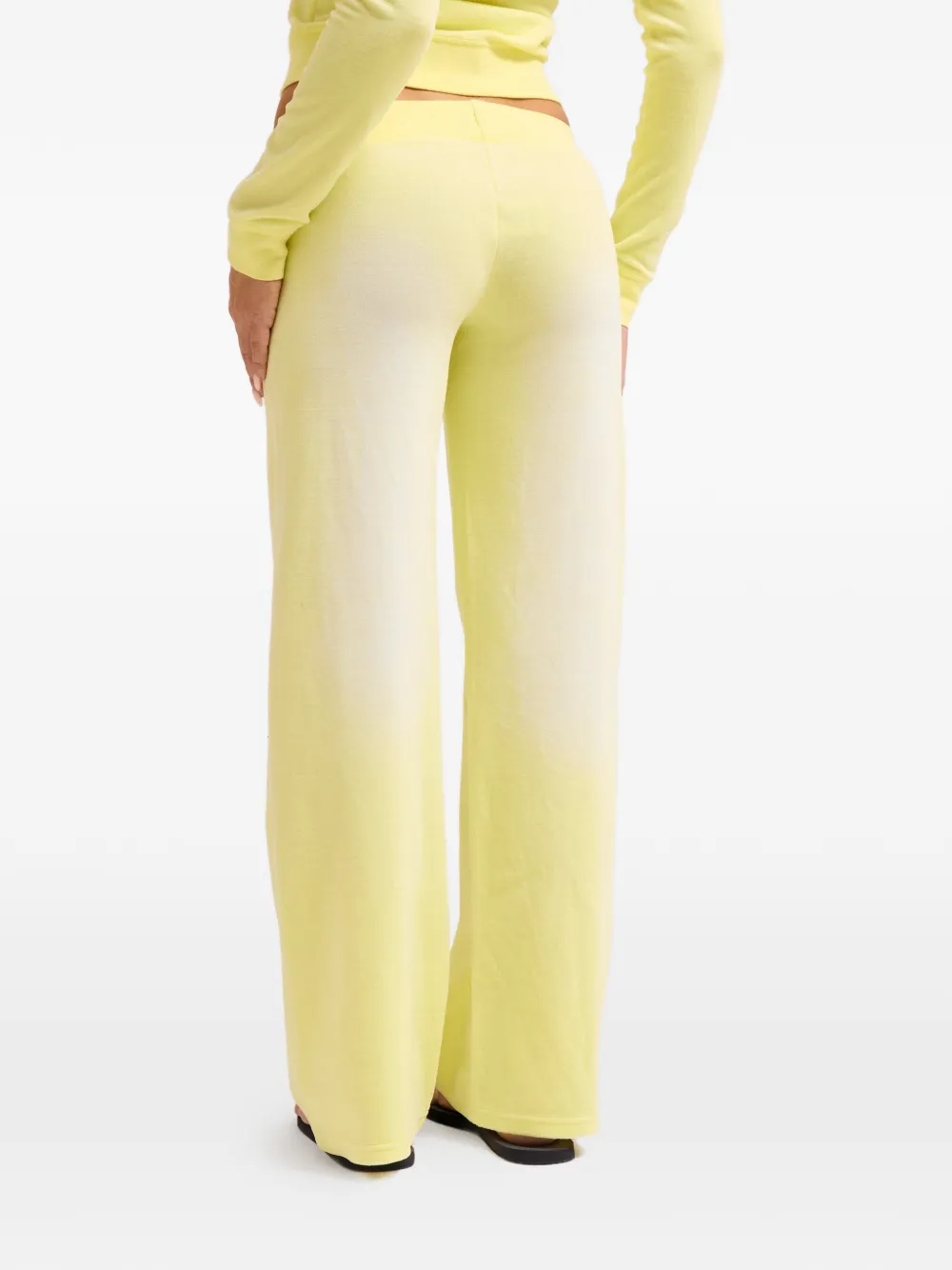 Juicy Couture Trainingsbroek met gewassen effect Geel
