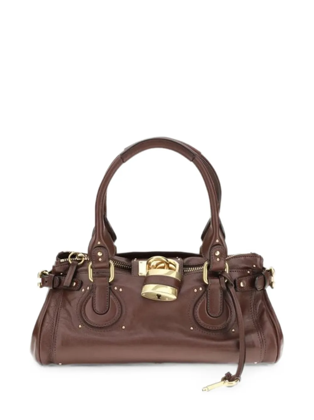 Chloé Paddington leather shoulder bag - Brown