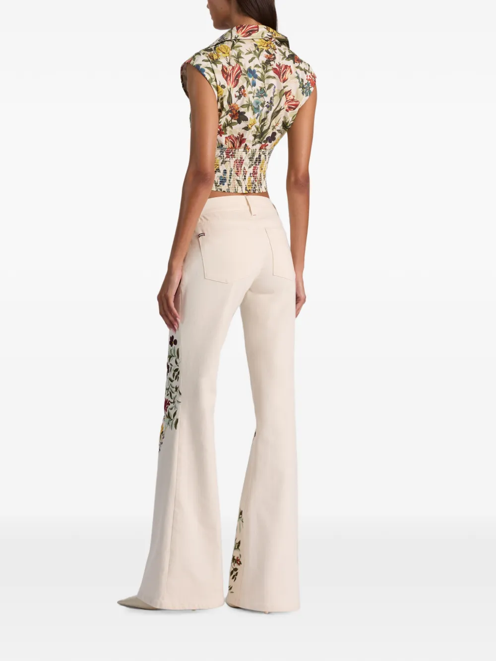alice + olivia Emryn jeans Wit
