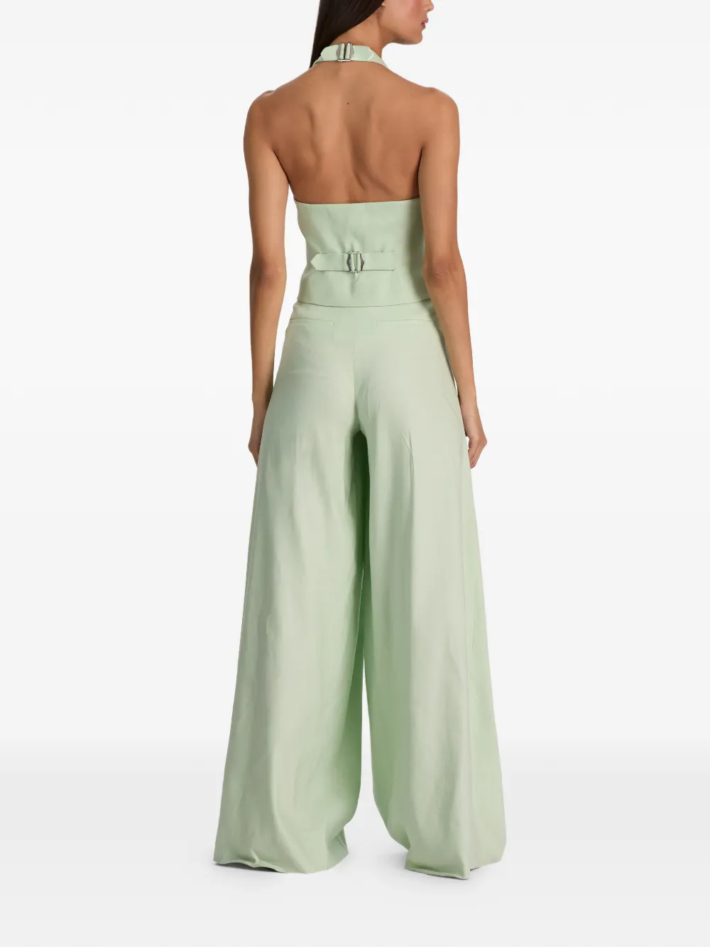 alice + olivia Erica gilet met halternek Groen