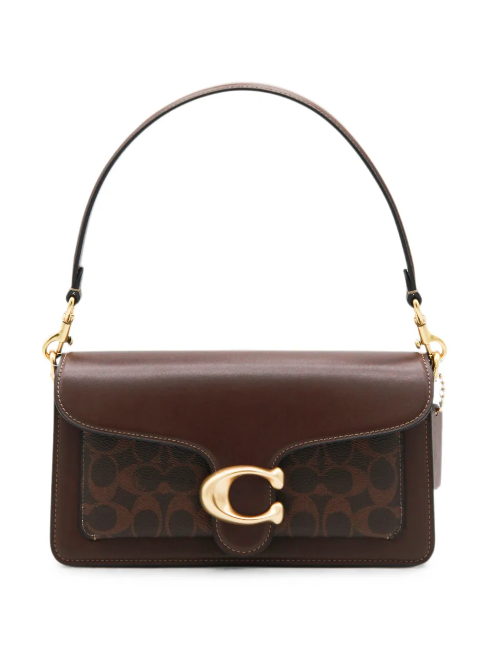 Coach Tabby 26 logo-plaque shoulder bag - Marrone