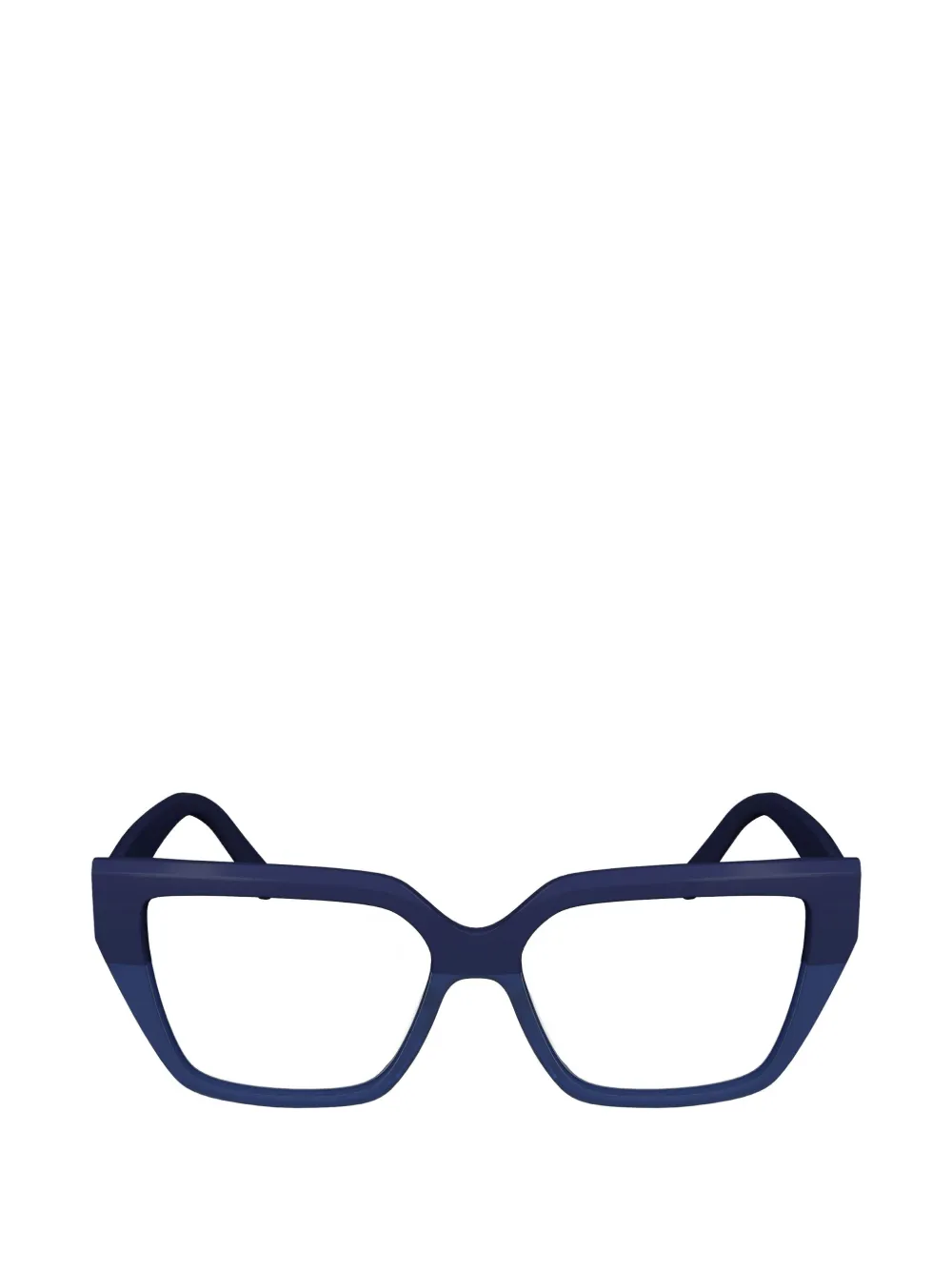 Ferragamo Square-frame Glasses In Blue
