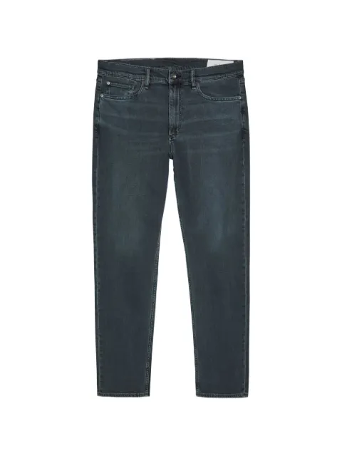 rag & bone logo-embroidered jeans