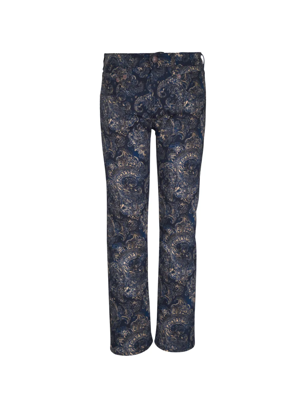 R13 paisley-print jeans - Blu