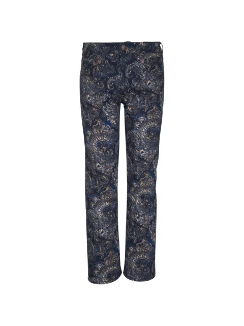 R13 paisley-print jeans