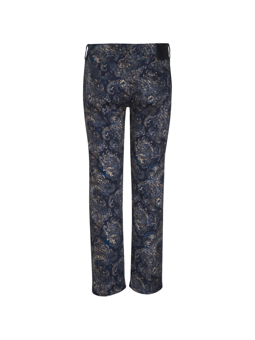 R13 Jeans met paisley-print Blauw