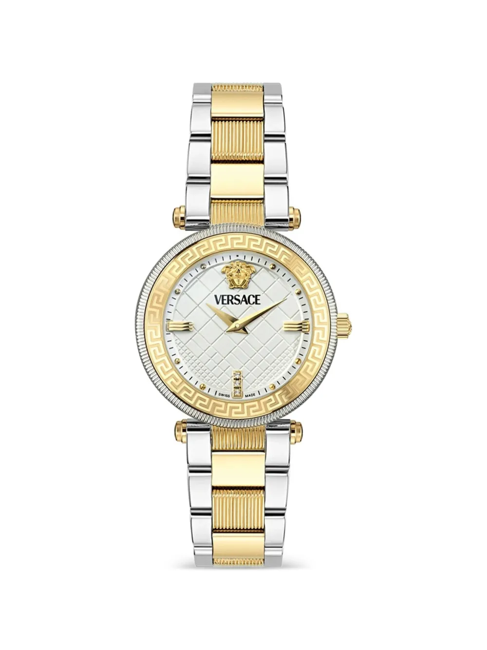 Versace montre Reve 35 mm à motif Greca - Argent Versace montre Reve 35 mm à motif Greca - Argent