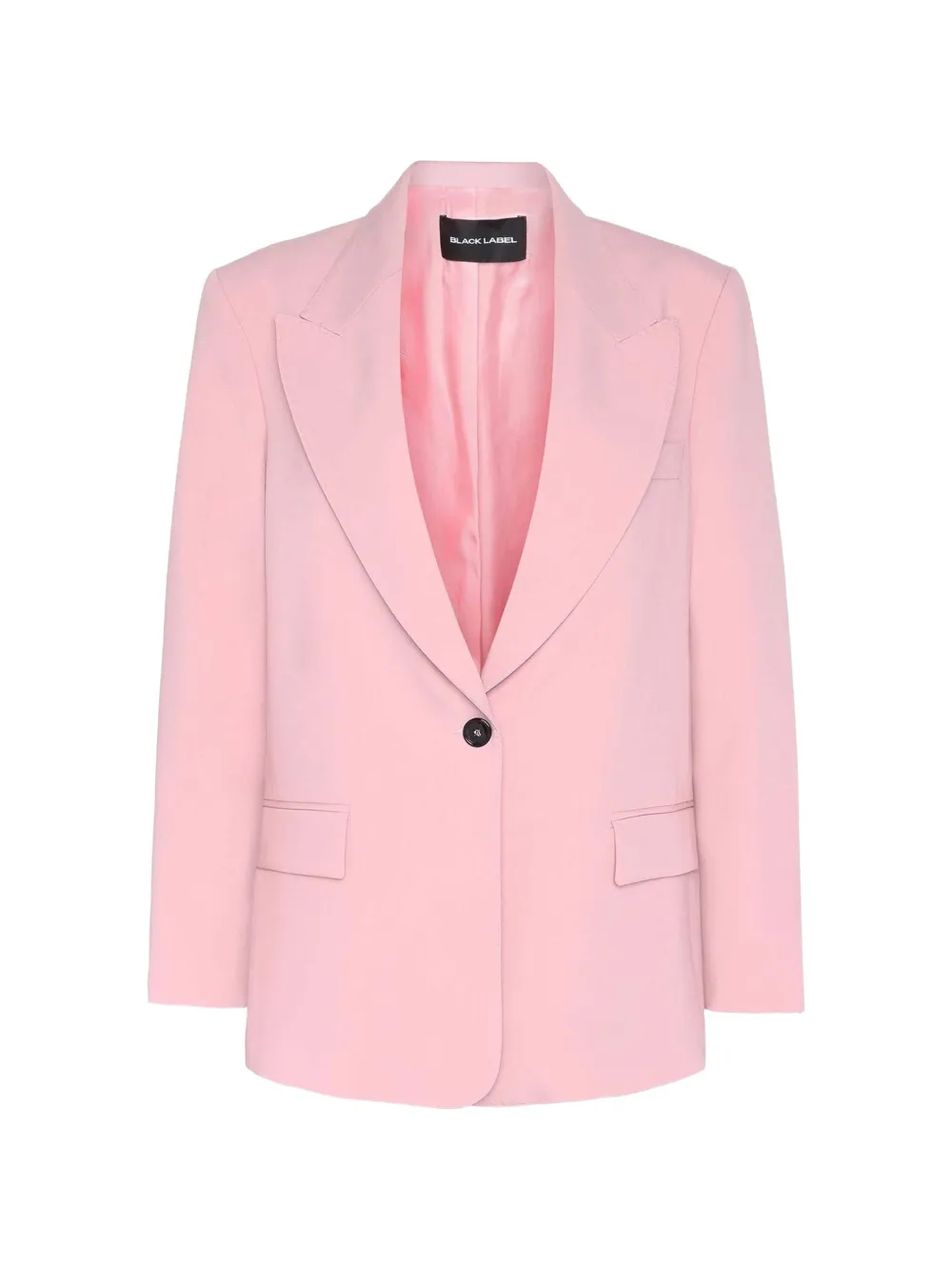 Black Label peak-lapel single-breasted blazer - Pink