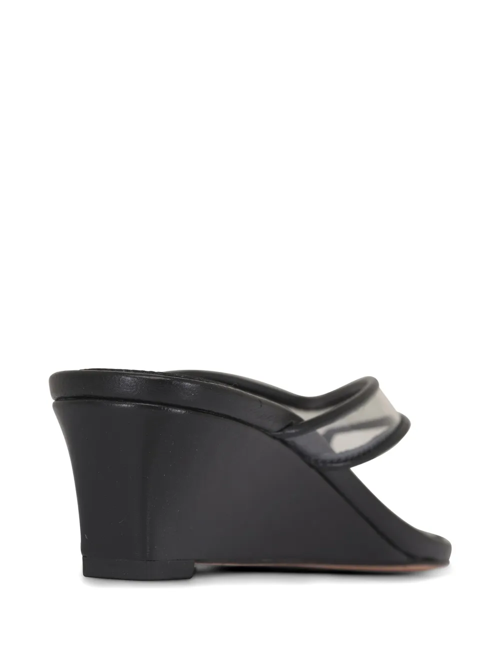 Veronica Beard Clea wedge-heel thong-strap sandals Zwart