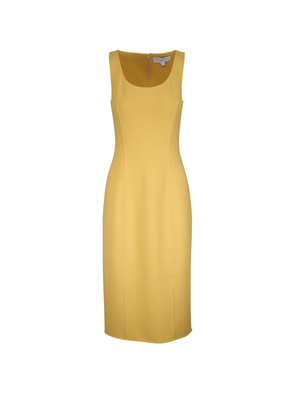 Michael Kors sleeveless scoop-neck midi dress - Giallo