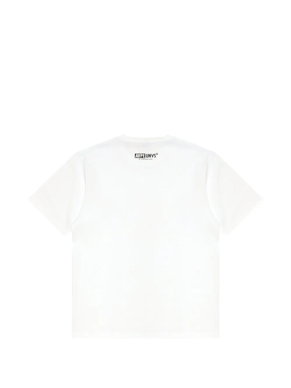 AAPE BY *A BATHING APE Moonface T-shirt met camouflage-print Wit