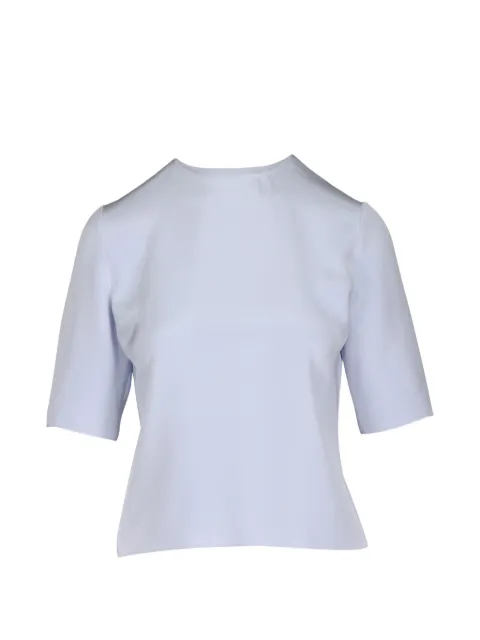 Peter Cohen silk round-neck blouse