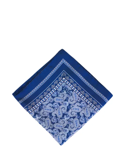 Eton paisley-print silk pocket square
