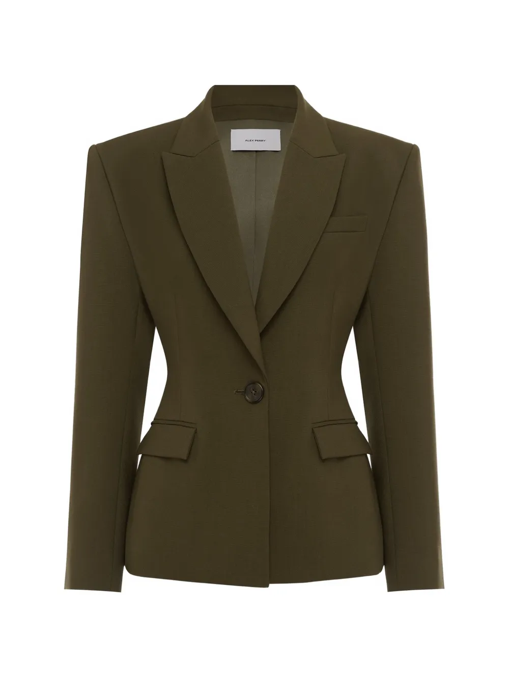 Alex Perry single-breasted peaked-lapel blazer - Verde