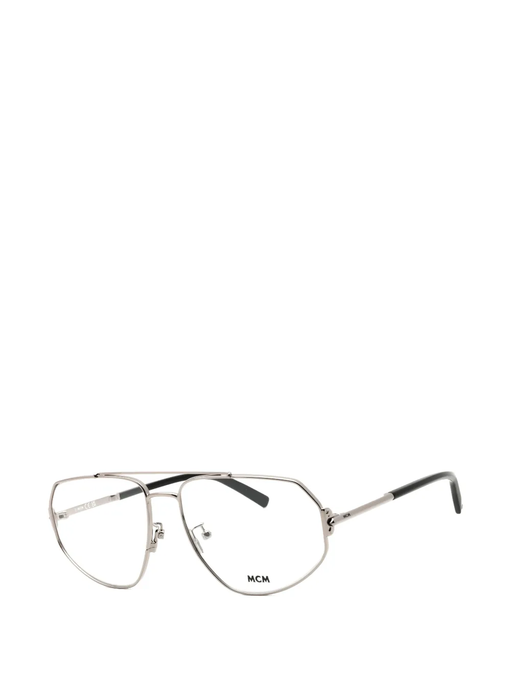  Mcm Geometric-frame Glasses - Argent 