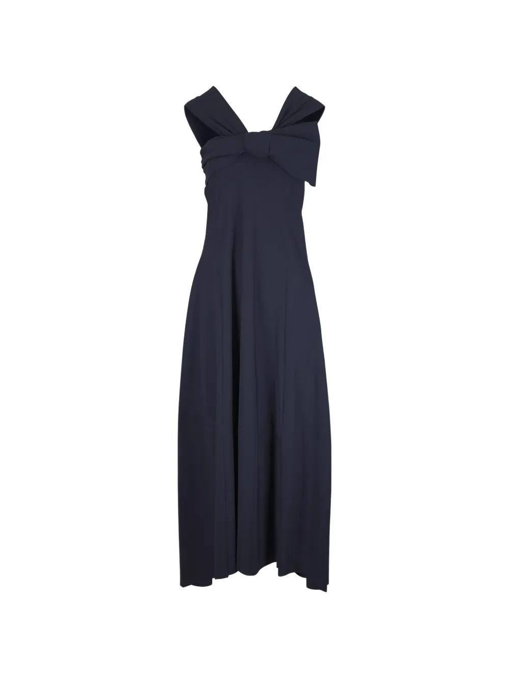 Dorothee Schumacher bow-detail sleeveless dress - Blu