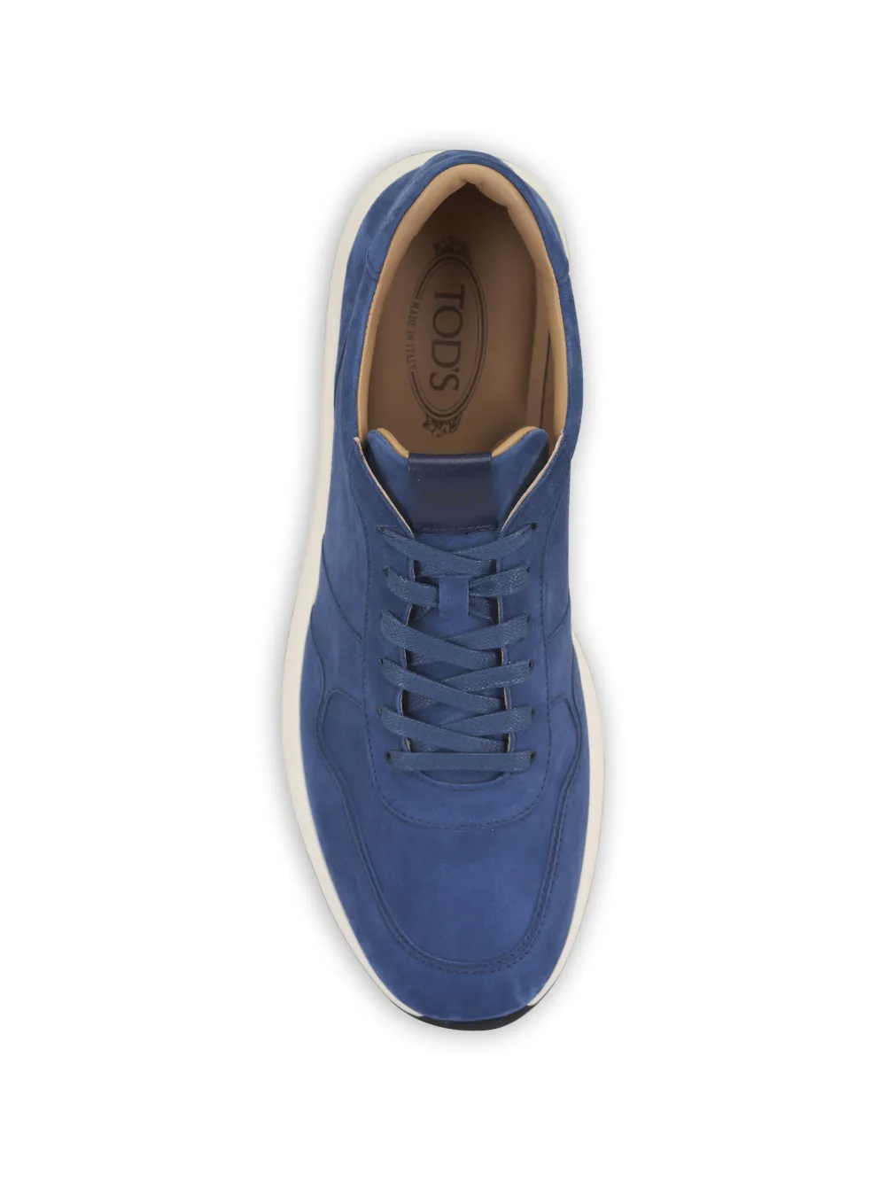 Tod's Red Dot pashmy suede sneakers Blauw