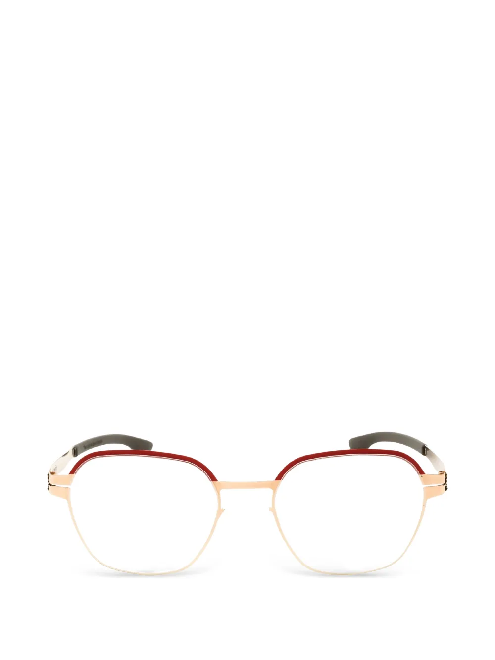 Ic! Berlin Theda geometric-frame glasses - Rosa