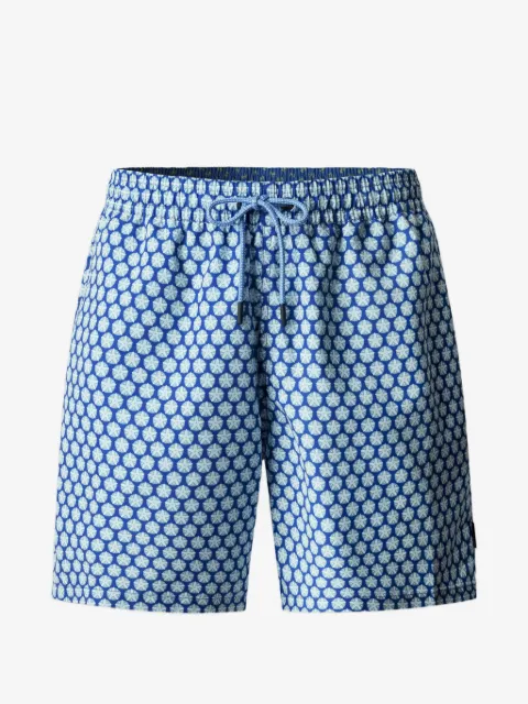 Hackett London seashell-print drawstring swim shorts