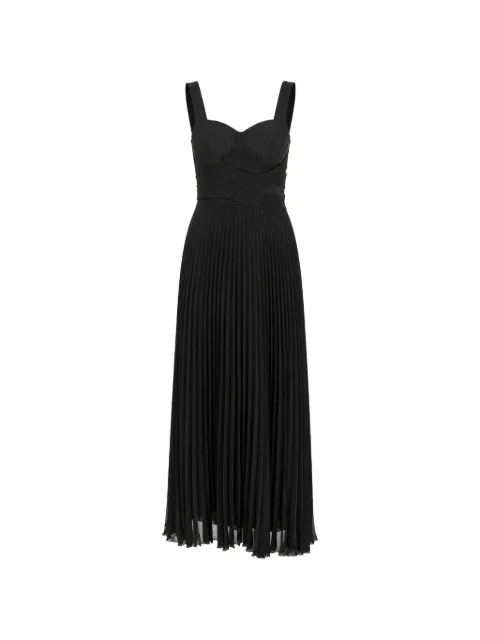 Patrizia Pepe pleated bandage-style maxi dress