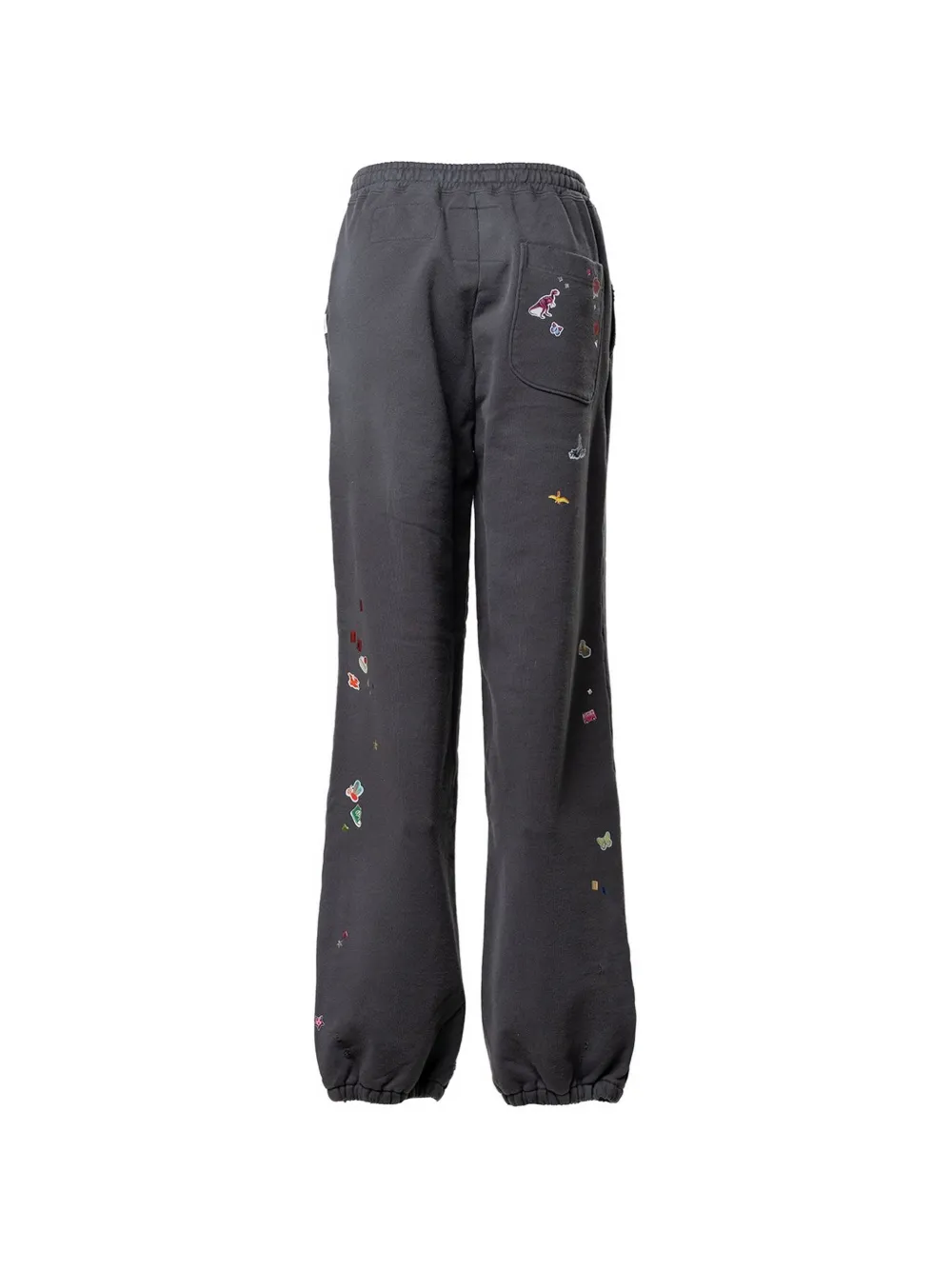 Maison MIHARA YASUHIRO Gerafelde trainingsbroek met patch Grijs
